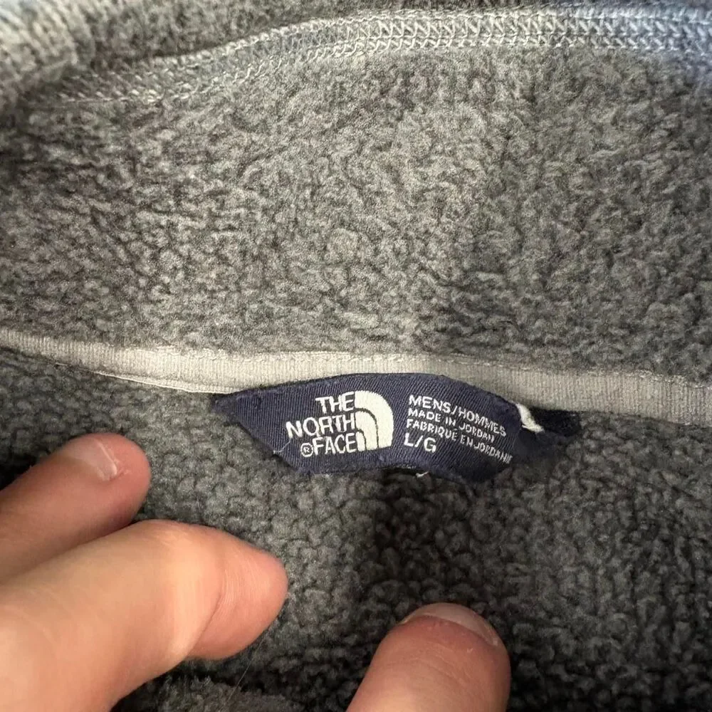 Mens The North Face Fleece Quarter Zip SZ L